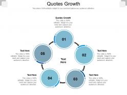 Quotes growth ppt powerpoint presentation outline mockup cpb