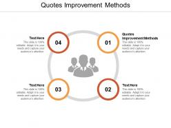 Quotes improvement methods ppt powerpoint presentation pictures ideas cpb