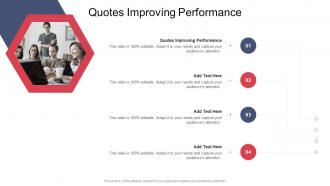 Quotes Improving Performance In Powerpoint And Google Slides Cpb