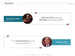 Quotes merger and takeovers ppt powerpoint presentation gallery microsoft