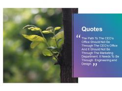 Quotes nature communication f460 ppt powerpoint presentation infographics infographics