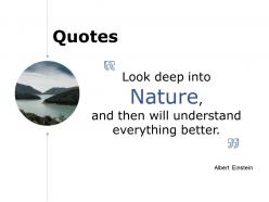 Quotes nature f283 ppt powerpoint presentation pictures graphics tutorials