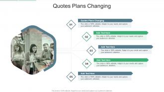 Quotes Plans Changing In Powerpoint And Google Slides Cpb