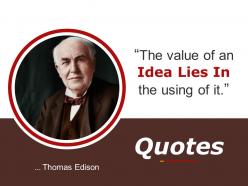 Quotes Powerpoint Slide Presentation Sample 1