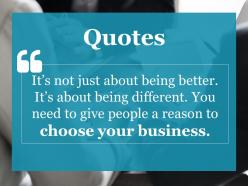 Quotes ppt gallery layout