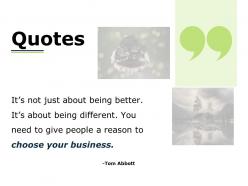 Quotes ppt powerpoint presentation file visual aids