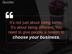 Quotes sample of ppt presentation