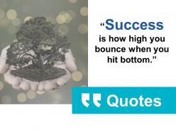 Quotes success business f759 ppt powerpoint presentation model graphics