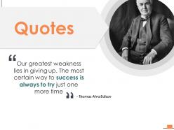 Quotes success i59 ppt powerpoint presentation infographic template background designs