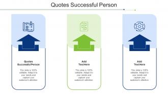 Quotes Successful Person Ppt Powerpoint Presentation Professional Gallery Cpb