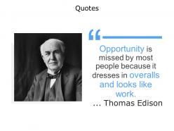 Quotes work opportunity f90 ppt powerpoint presentation outline maker