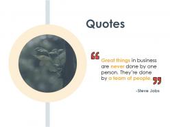 Quotes working capital modeling 273 ppt powerpoint presentation template styles