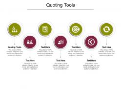 Quoting tools ppt powerpoint presentation ideas inspiration cpb