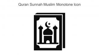 Quran Sunnah Muslim Monotone Icon In Powerpoint Pptx Png And Editable Eps Format