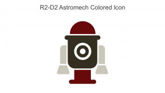 R2 D2 Astromech Colored Icon In Powerpoint Pptx Png And Editable Eps Format