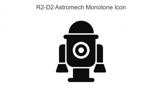R2 D2 Astromech Monotone Icon In Powerpoint Pptx Png And Editable Eps Format