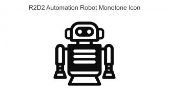R2D2 Automation Robot Monotone Icon In Powerpoint Pptx Png And Editable Eps Format