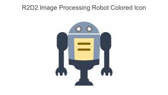R2D2 Image Processing Robot Colored Icon In Powerpoint Pptx Png And Editable Eps Format