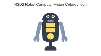 R2D2 Robot Computer Vision Colored Icon In Powerpoint Pptx Png And Editable Eps Format