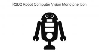 R2D2 Robot Computer Vision Monotone Icon In Powerpoint Pptx Png And Editable Eps Format