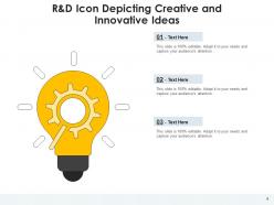 R And D Icon Business Investment Growth Innovative Analysis