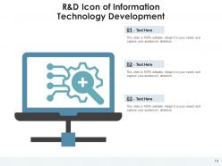 R And D Icon Business Investment Growth Innovative Analysis