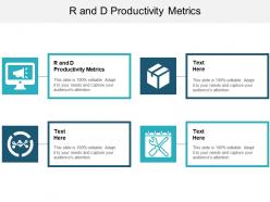 R and d productivity metrics ppt powerpoint presentation infographics inspiration cpb