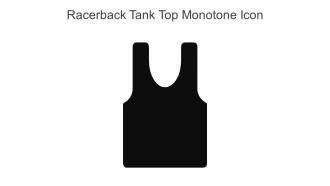 Racerback Tank Top Monotone Icon In Powerpoint Pptx Png And Editable Eps Format