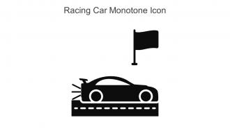 Racing Car Monotone Icon In Powerpoint Pptx Png And Editable Eps Format