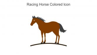 Racing Horse Colored Icon In Powerpoint Pptx Png And Editable Eps Format