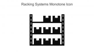 Racking Systems Monotone Icon In Powerpoint Pptx Png And Editable Eps Format
