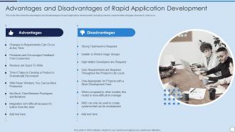 RAD Model Advantages And Disadvantages Of Rapid Application Development