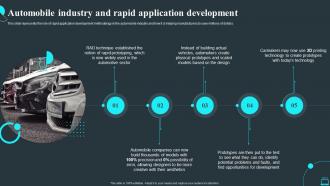 Rad Rapid Application Development Methodology Automobile Industry And Rapid