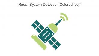 Radar System Detection Colored Icon In Powerpoint Pptx Png And Editable Eps Format