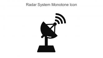 Radar System Monotone Icon In Powerpoint Pptx Png And Editable Eps Format