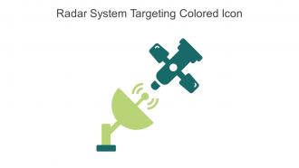 Radar System Targeting Colored Icon In Powerpoint Pptx Png And Editable Eps Format