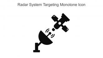 Radar System Targeting Monotone Icon In Powerpoint Pptx Png And Editable Eps Format