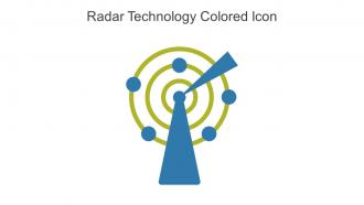 Radar Technology Colored Icon In Powerpoint Pptx Png And Editable Eps Format