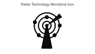Radar Technology Monotone Icon In Powerpoint Pptx Png And Editable Eps Format