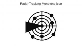 Radar Tracking Monotone Icon In Powerpoint Pptx Png And Editable Eps Format