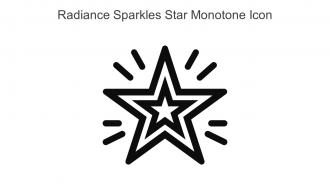 Radiance Sparkles Star Monotone Icon In Powerpoint Pptx Png And Editable Eps Format