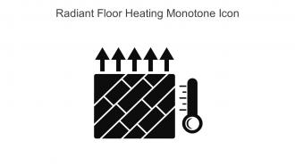 Radiant Floor Heating Monotone Icon In Powerpoint Pptx Png And Editable Eps Format