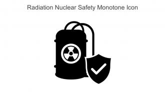 Radiation Nuclear Safety Monotone Icon In Powerpoint Pptx Png And Editable Eps Format