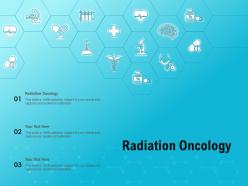 Radiation oncology ppt powerpoint presentation model background images