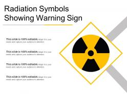 Radiation Symbols Showing Warning Sign Presentation Deck
