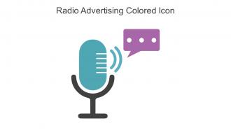 Radio Advertising Colored Icon In Powerpoint Pptx Png And Editable Eps Format
