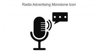 Radio Advertising Monotone Icon In Powerpoint Pptx Png And Editable Eps Format