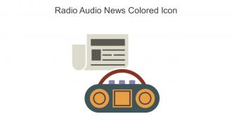 Radio Audio News Colored Icon In Powerpoint Pptx Png And Editable Eps Format
