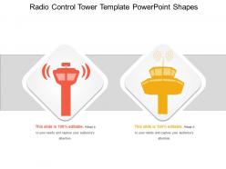 Radio control tower template powerpoint shapes