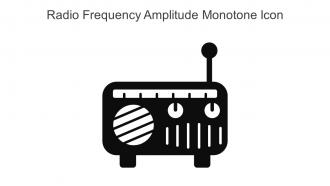 Radio Frequency Amplitude Monotone Icon In Powerpoint Pptx Png And Editable Eps Format